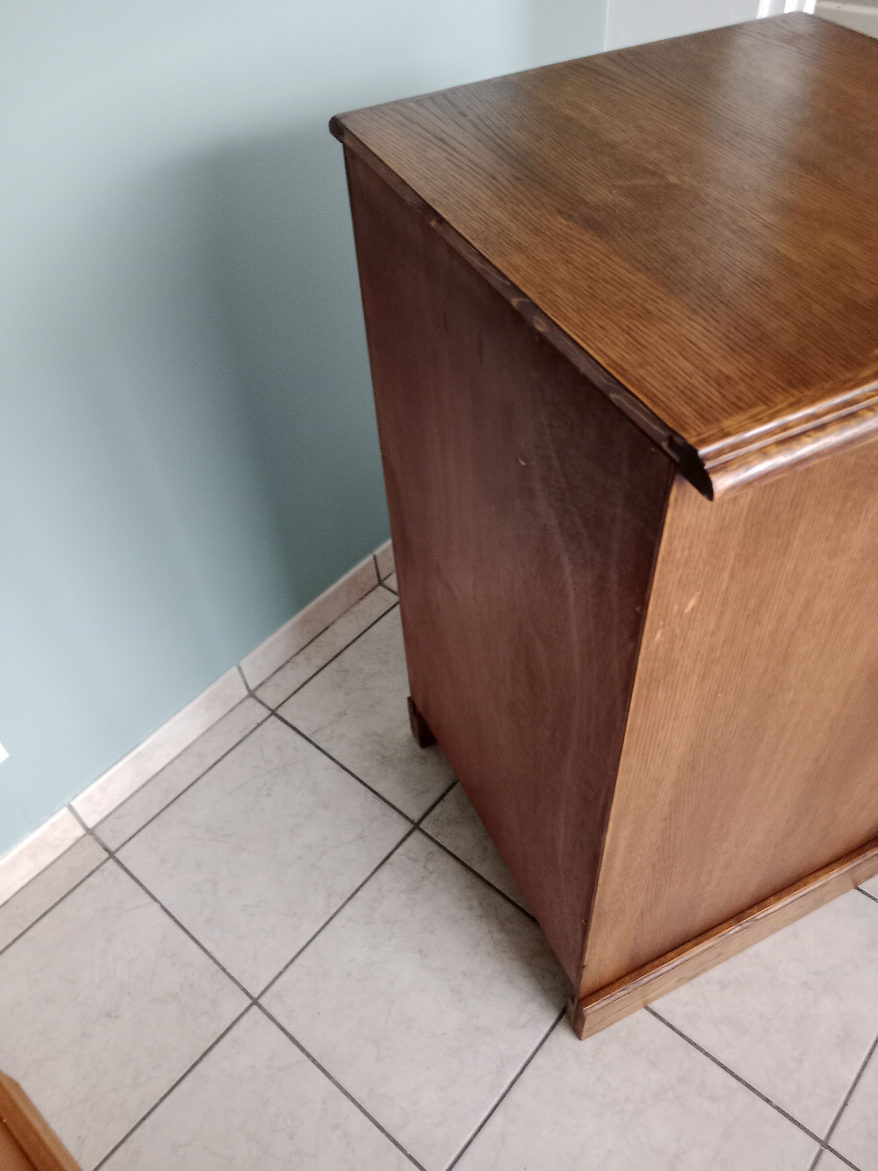 Chiffonnier semainier buffet commode grainetier meuble métier tiroirs bois industriel scandinave