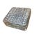 Square wall light, vintage ceiling light in transparent glass.