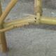 Children's rattan/bamboo shell armchair
