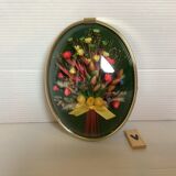 Frame natural dried flowers