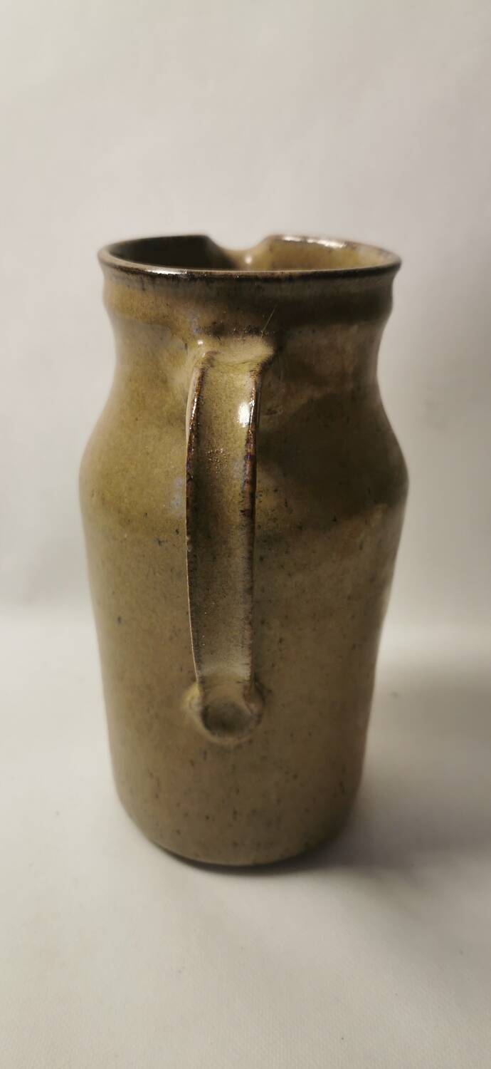 vintage stoneware pitcher
