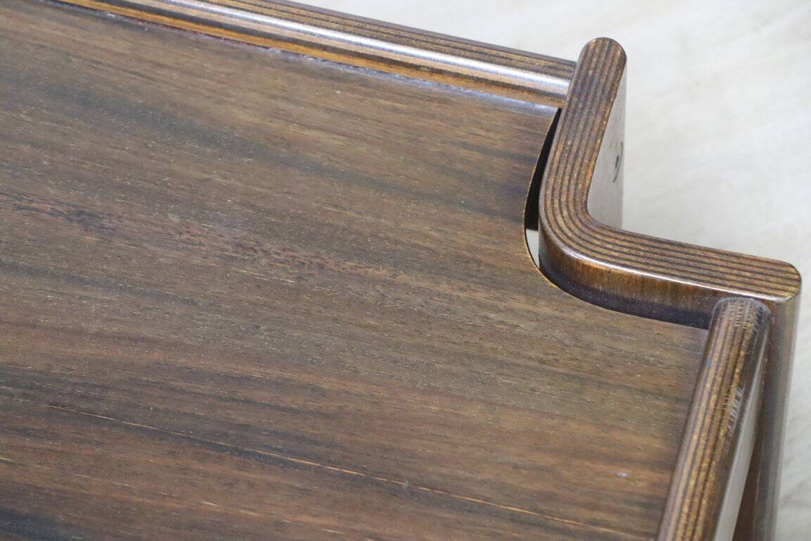 “Zelda” coffee table by Sergio Asti in rosewood, 1960