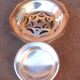 Silver-plated metal butter dish Coquillor