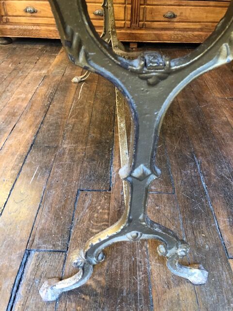 Large antique bistro table