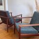 Pair of Danish armchairs designed in the 60s.