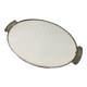 Plateau miroir et métal vintage