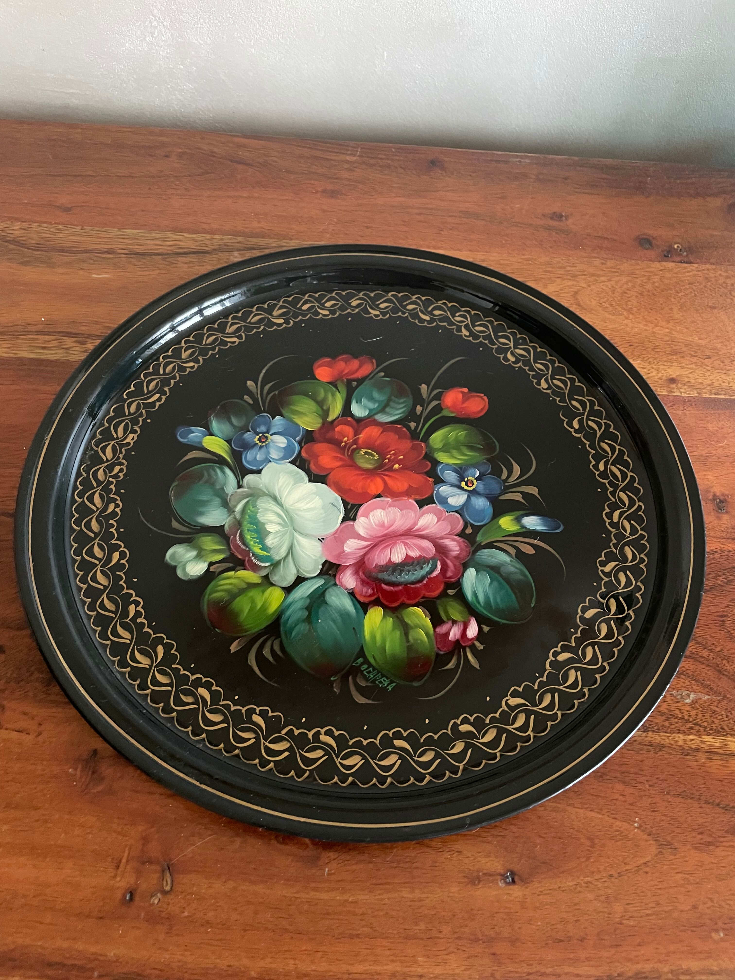 Iron top decoration flowers