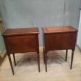 Louis XVI style bedside table from the nineteenth century.