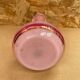 Old Pink Opaline Soliflore Vase + Vintage Gold & Camé Decor