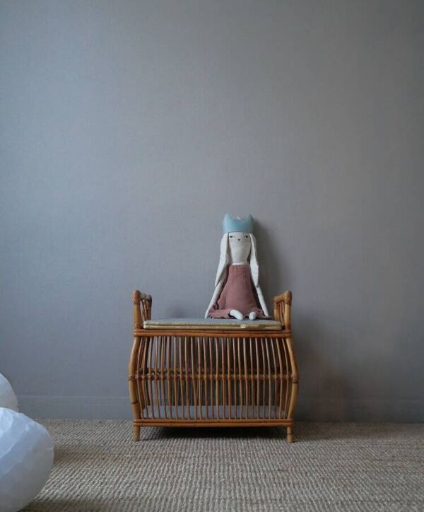 Coffre à jouets scandinave en rotin