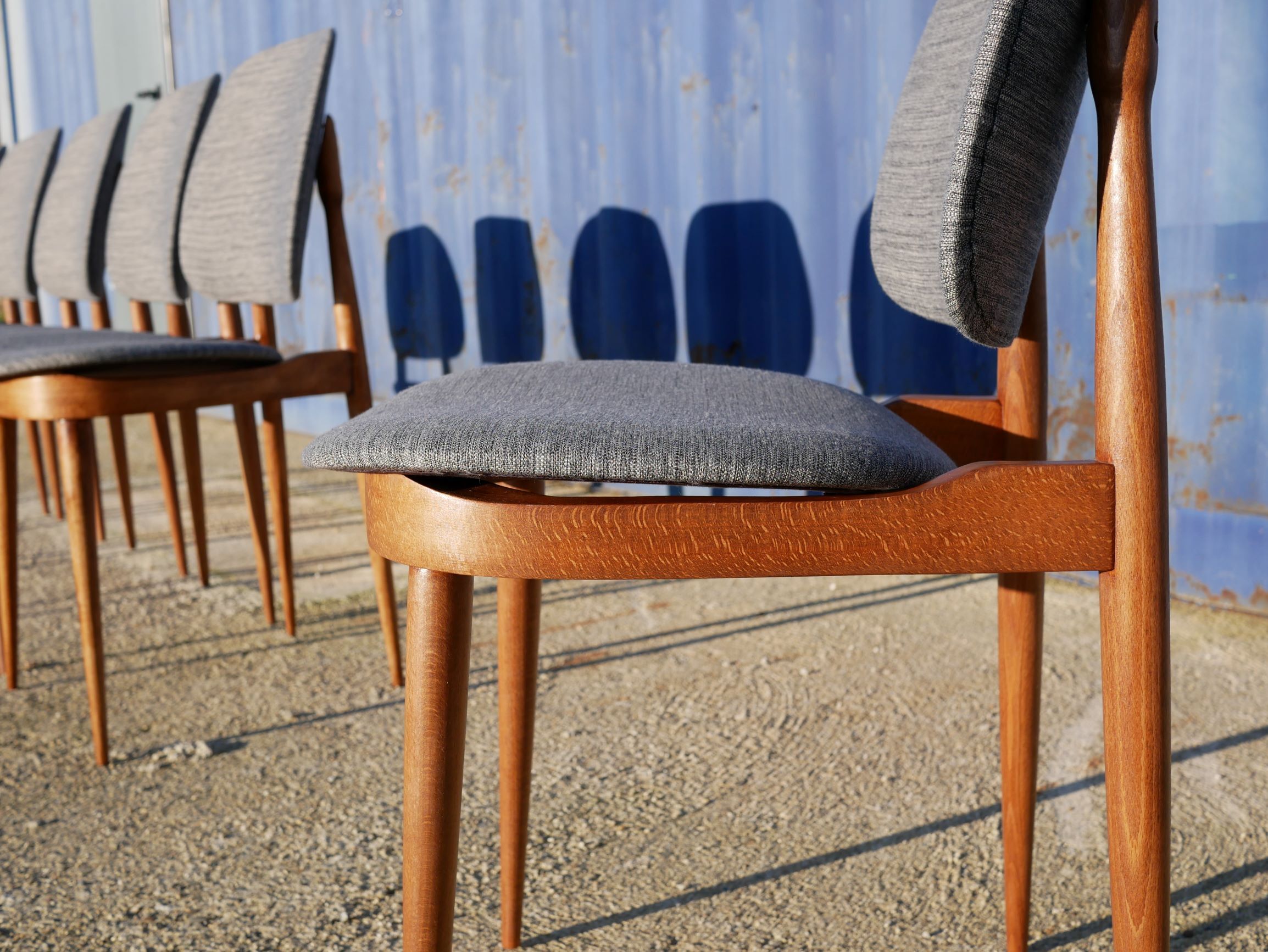 Set of 6 chairs "pegase" by baumann, 60 years