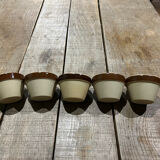Stoneware pot bowls from Digoin France