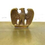 Solid brass eagle platter