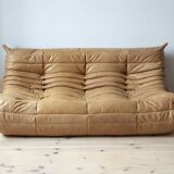 3-seater sofa and Togo pouf