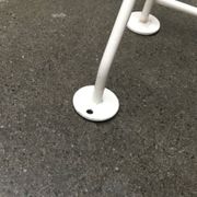 Mid-century modern minimalist metal coat rack from the 1960s.