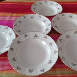 Assiettes creuses sarreguemines