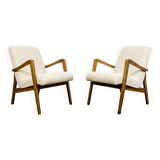 Pair of vintage 300-138 armchairs by Bystrzyckie Fabryki Mebli, 1960s