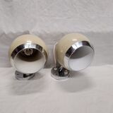 Pair of eyeball wall light  1950