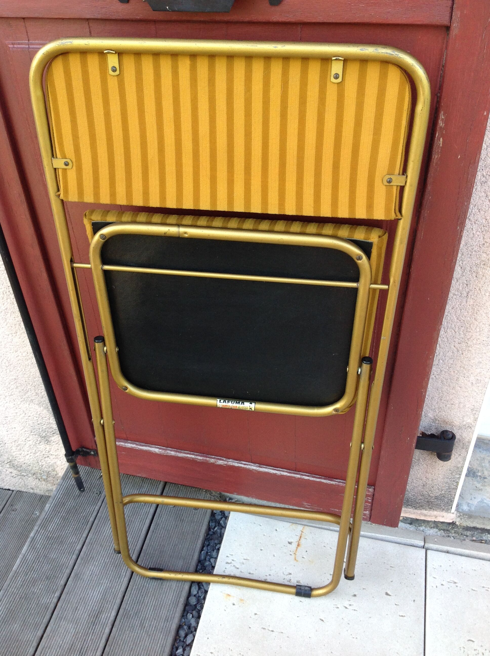 Folding chair Lafuma vintage 60s