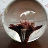 Purple flower sulphide paper press