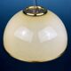 Suspension vintage en verre Murano beige par F. Fabbian, Italie, années 1970