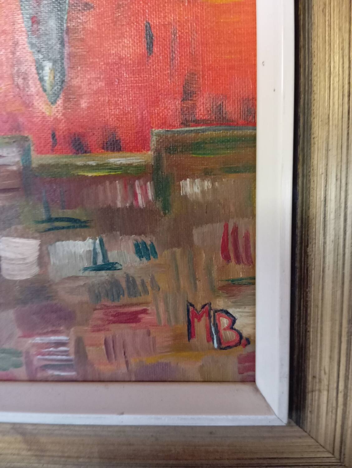 Still life painting from the 70s