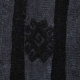 Gray & black oversize hemp rug 316x204cm