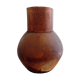 Carved wooden vase