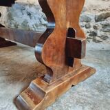 French monastery-style table – Solid cherry – 1950s