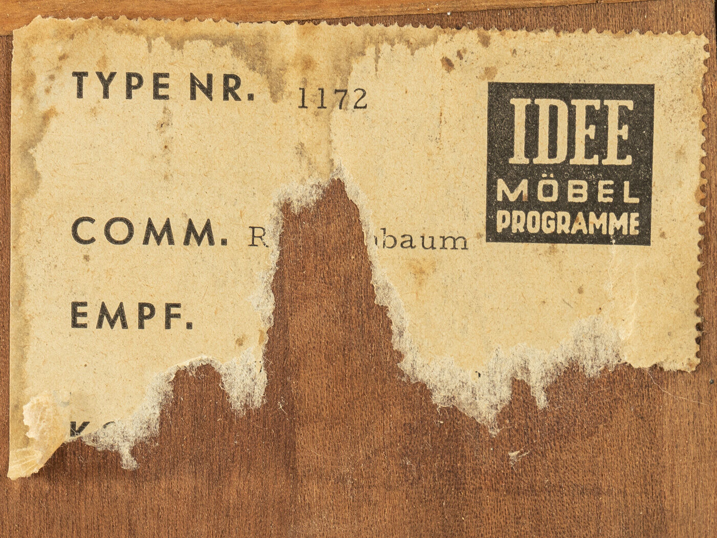 1950s dresser, Oldenburger Möbelwerkstätten