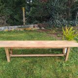 Antique bench in solid beech