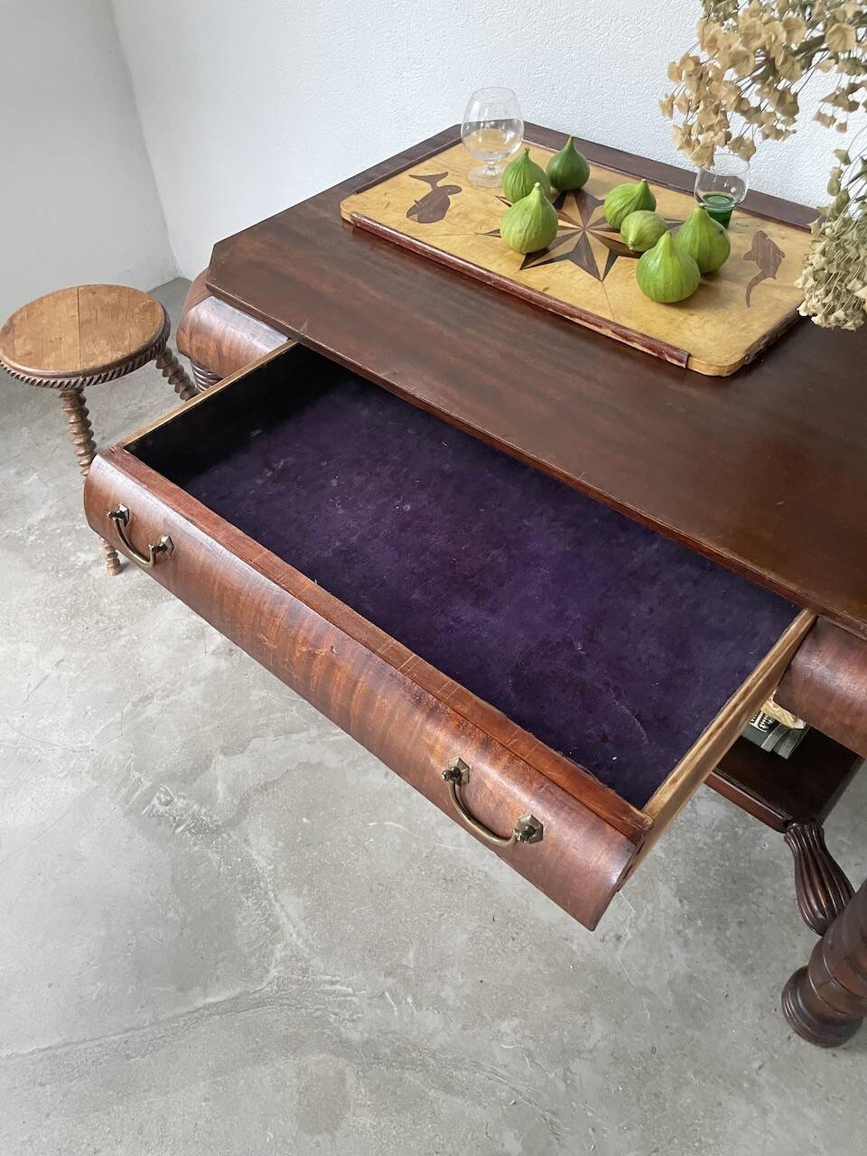 Bureau console acajou 1900
