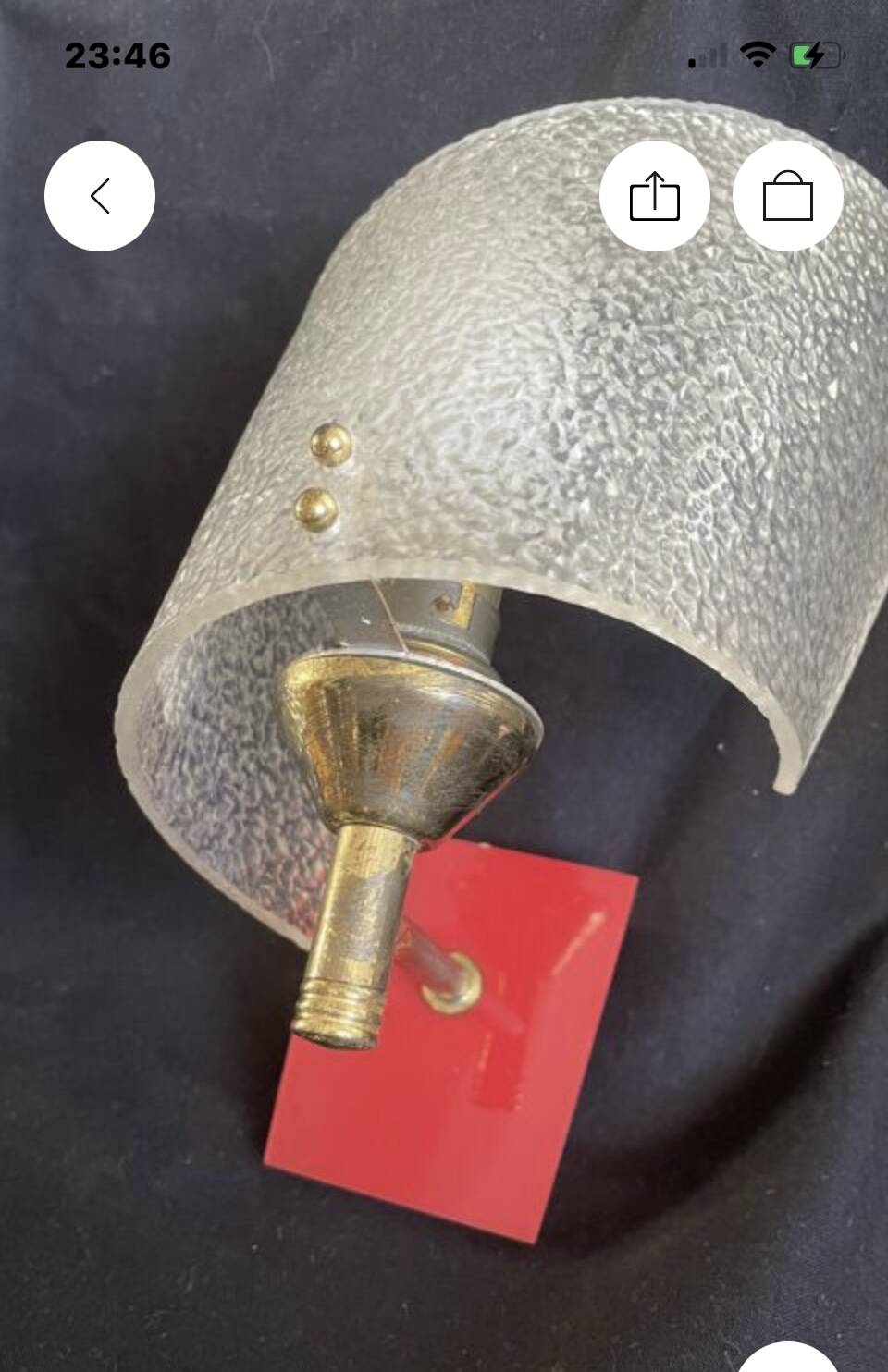 50 rockabilly wall sconces from the 1950s.