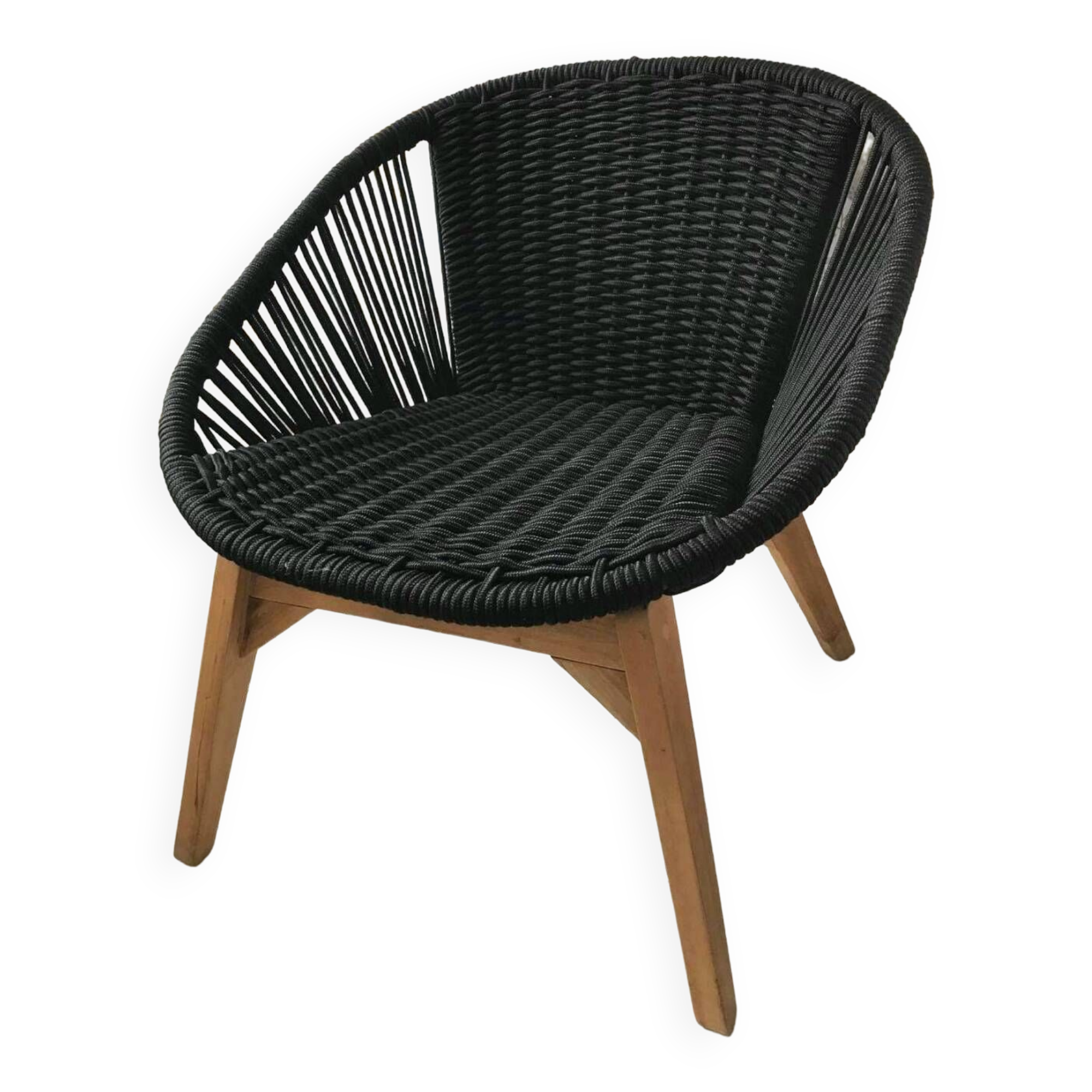 Joemie black armchair