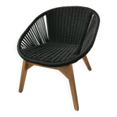 Joemie black armchair