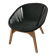 Joemie black armchair