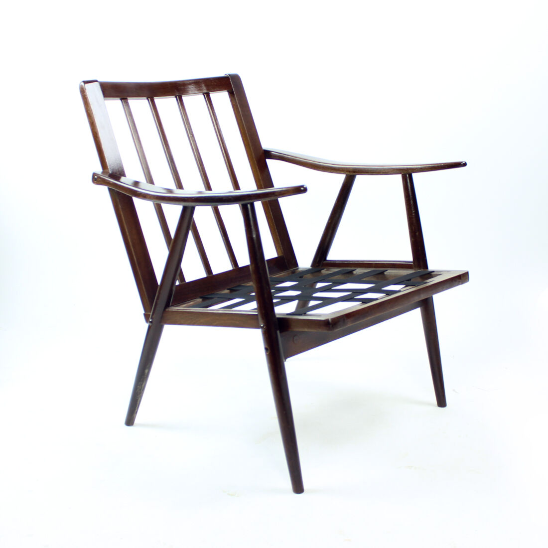 Boomerang Armchair From Ton, Czechoslovakia, 1960s