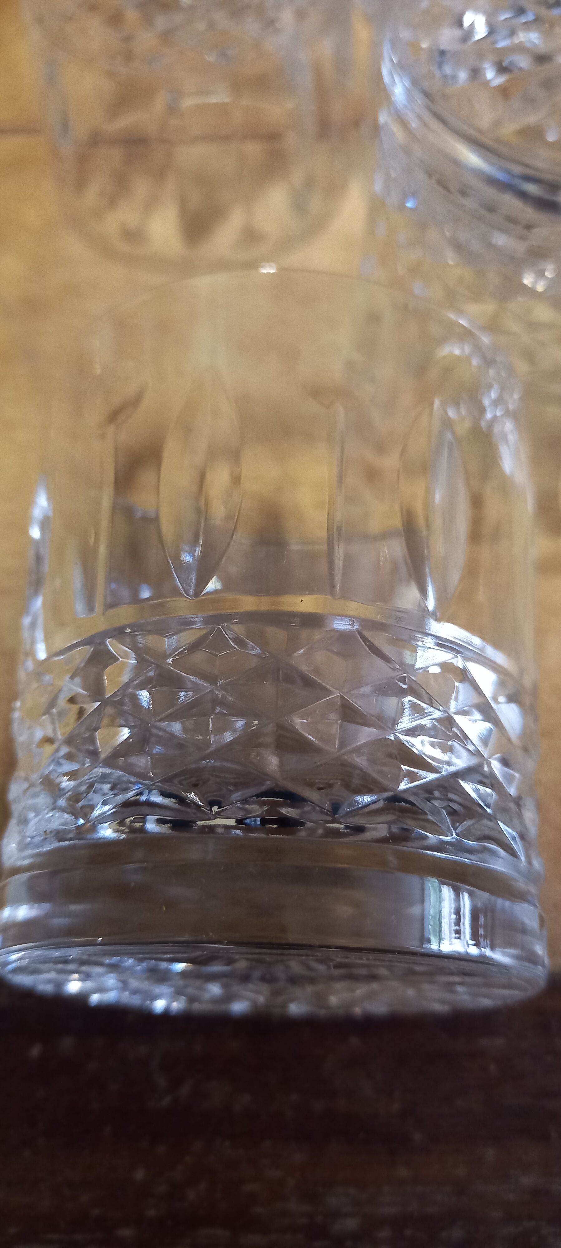 Whisky glass real crystal art cutter