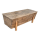 Coffre vintage en bois brut
