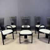 Totem chairs by Torstein Nilsen for Westnofa, 1980s set of 6