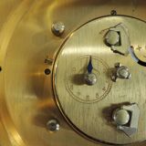 Pendulette de bureau 8 jours /laiton massif /vintage IMEXAL