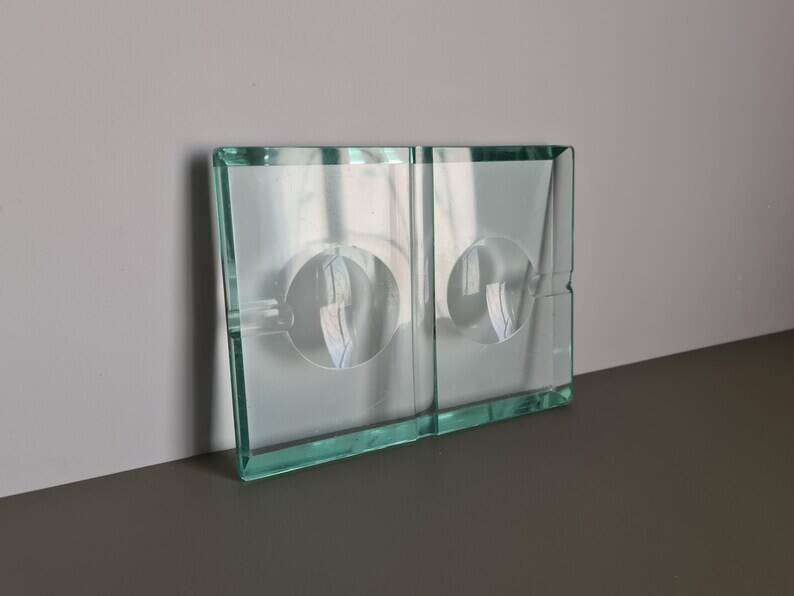Mid-century Italian green glass ashtray - Catchall