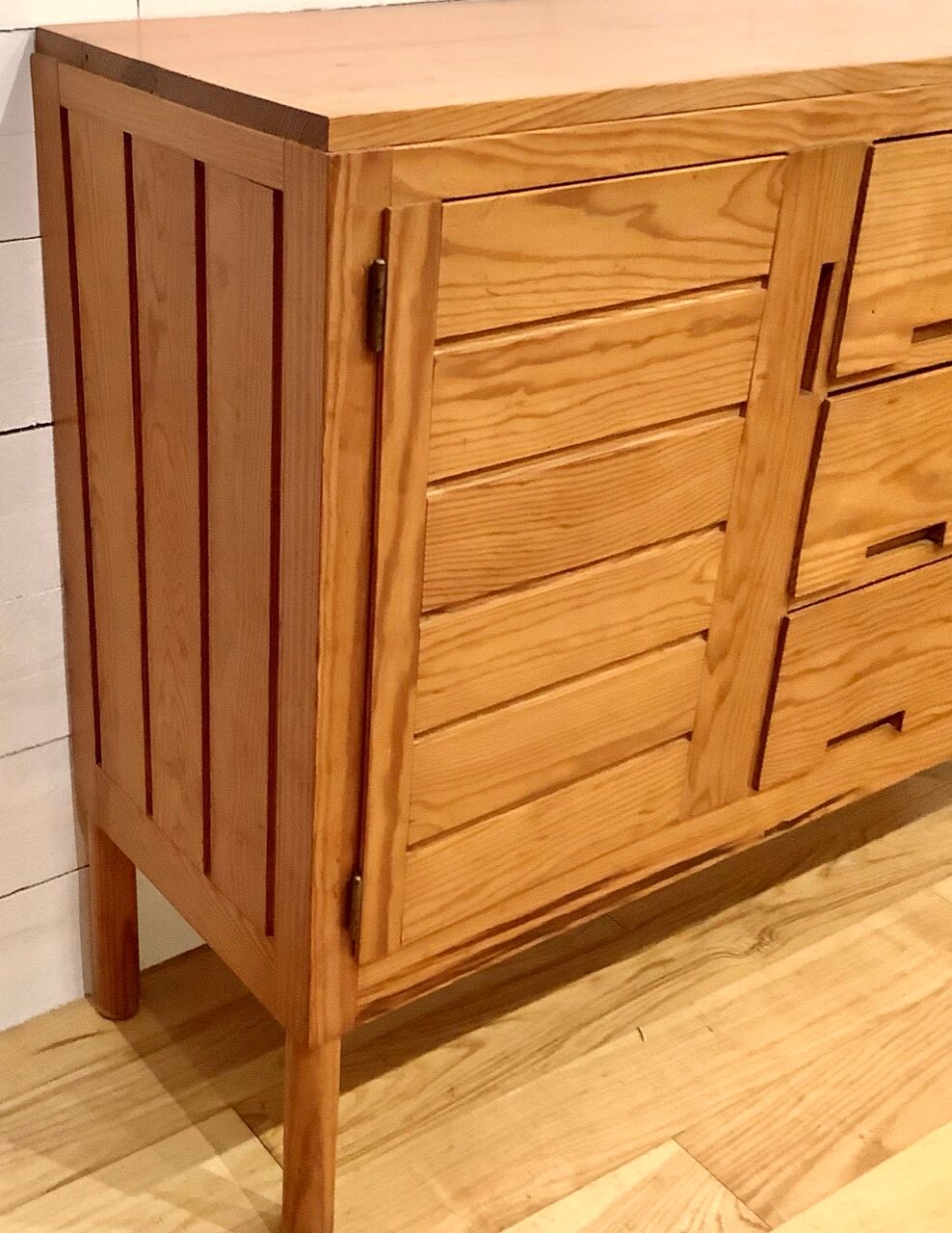 Commodity "weekend" in pine of the moors by Pierre Gautier Delaye for Vergnères, France c.1956