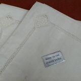 Linen pillowcases, vintage
