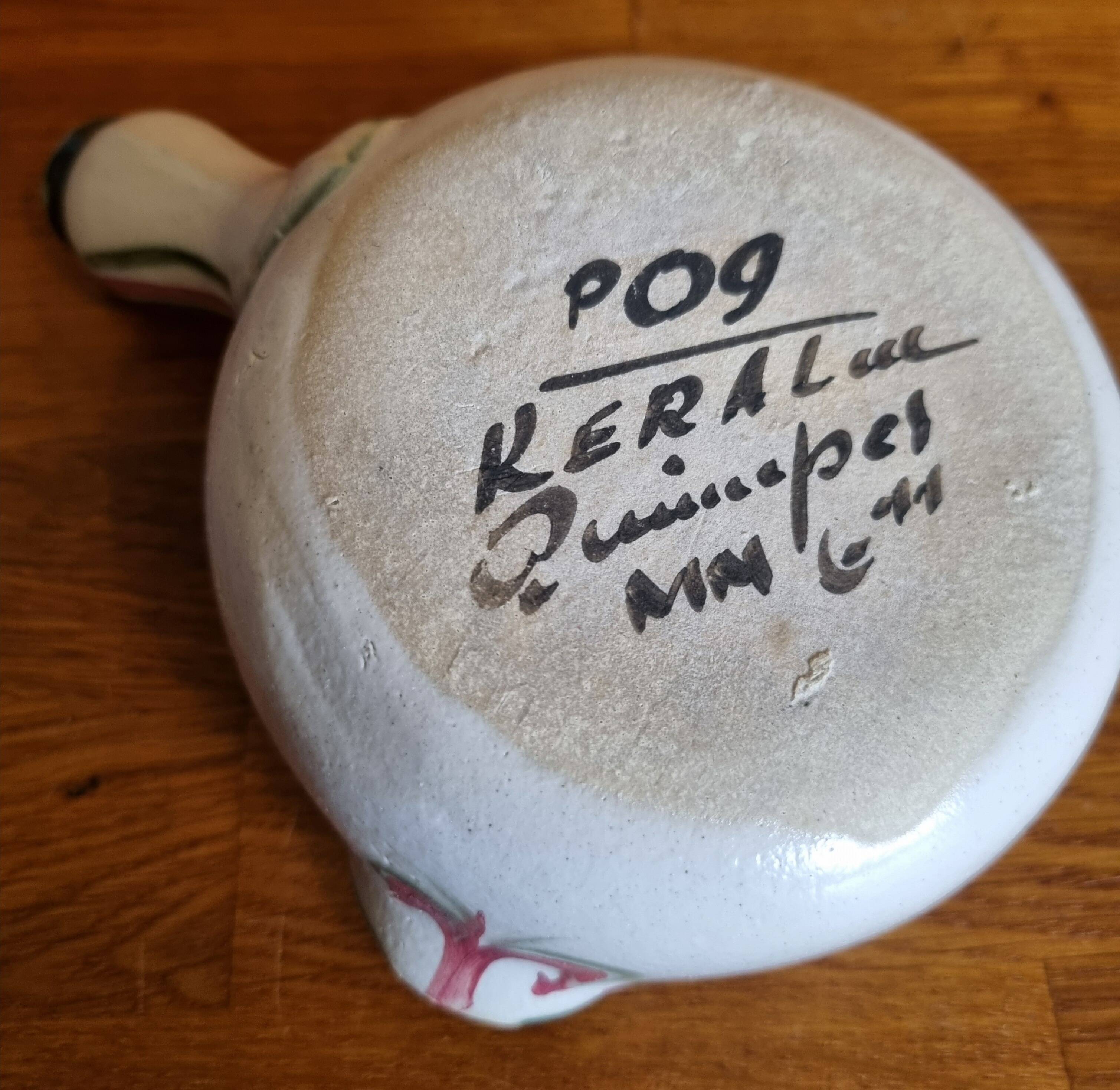 Poêlon rose Keraluc P09 Quimper Bretagne