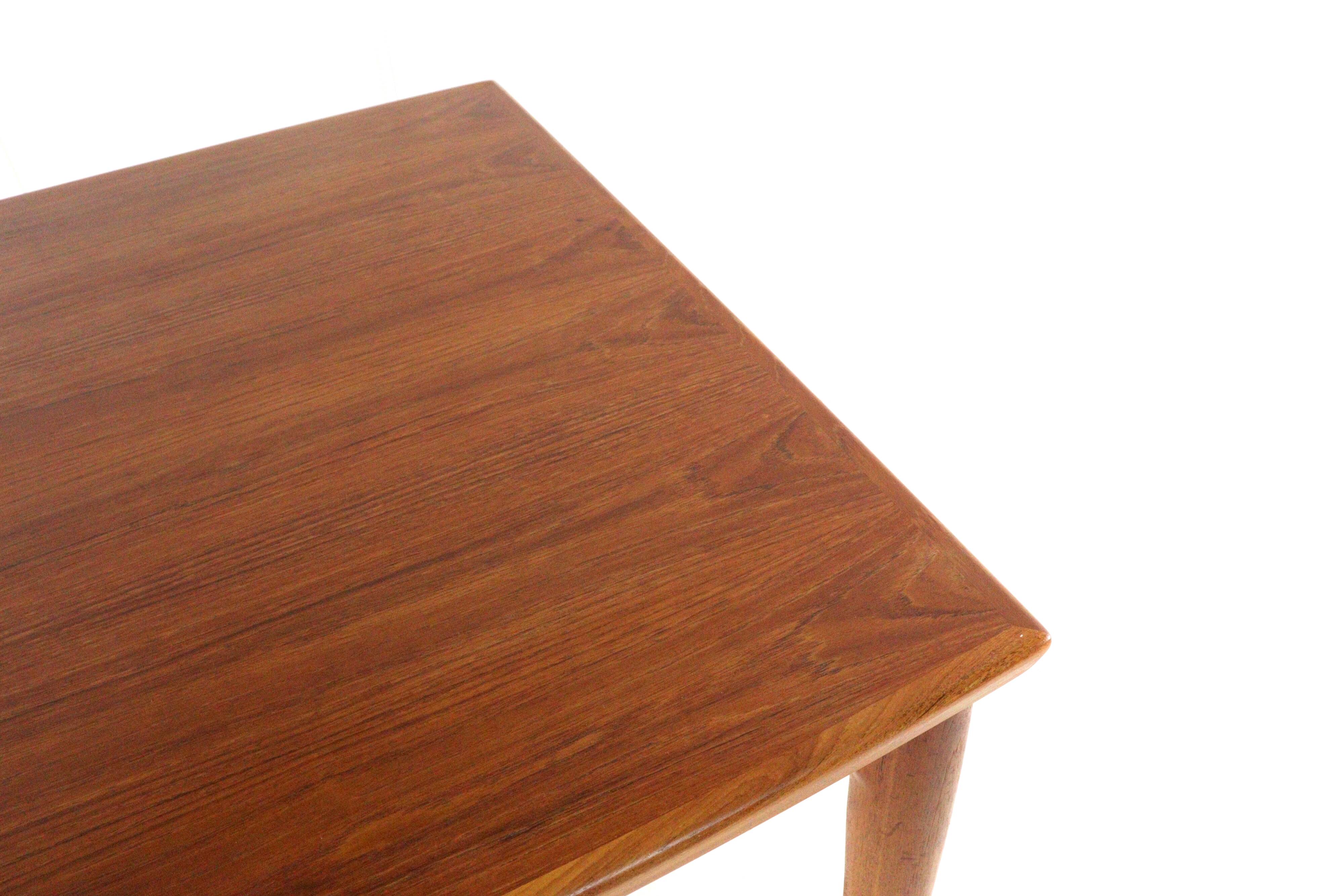 Table à manger danoise rectangulaire extensible 'Lendum'