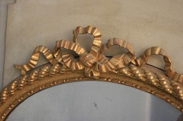 Style Louis XVI lacquer and gold XIX 86x168cm Pier