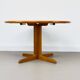Danish Round Teak Dining Table with Extensions by Gudme Møbelfabrik, 1970s