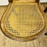 Pair of Louis XVI style caned chairs