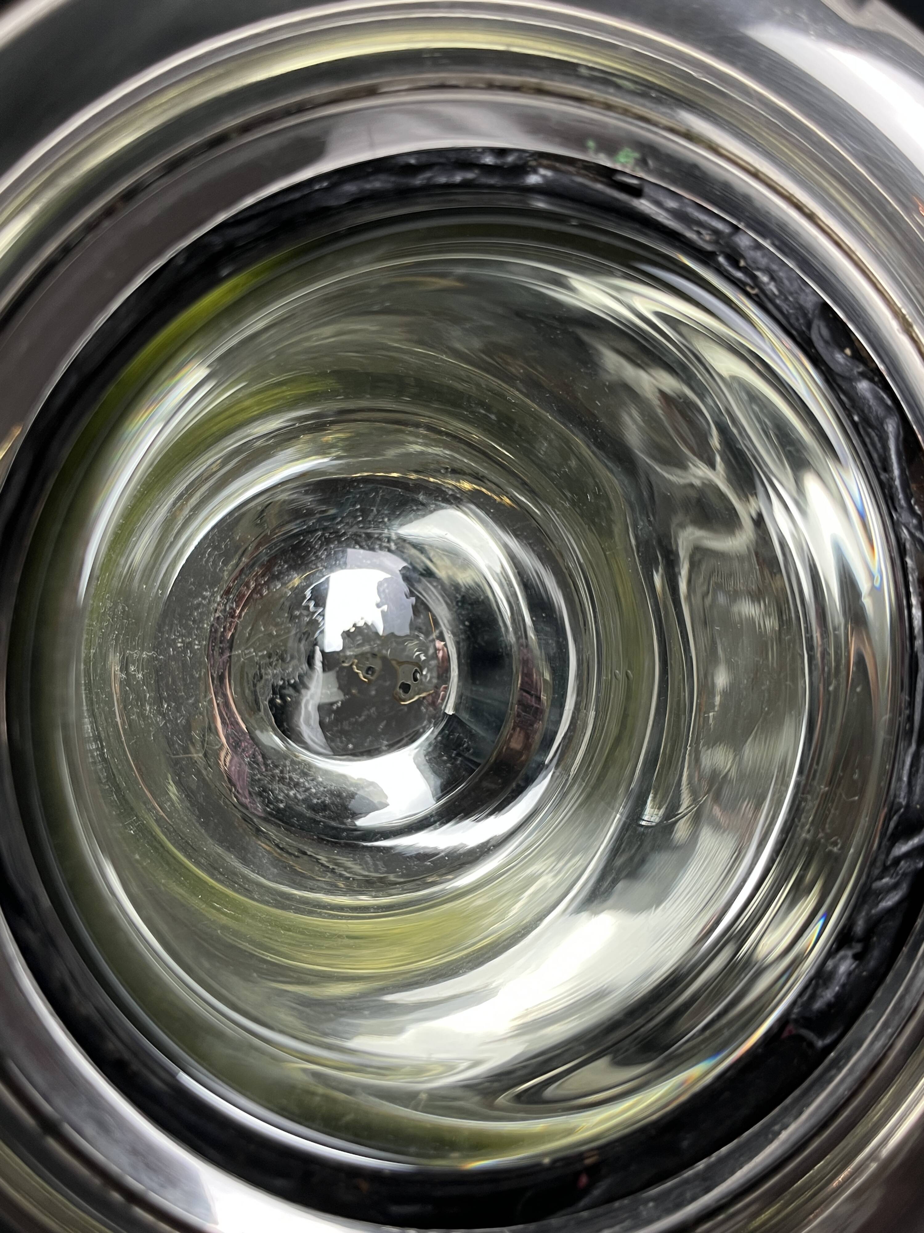 Tableware, Thermid silver metal ice bucket, glass bowl, lion handles X